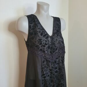 Band of Gypsies Black Floral Lace Chemise